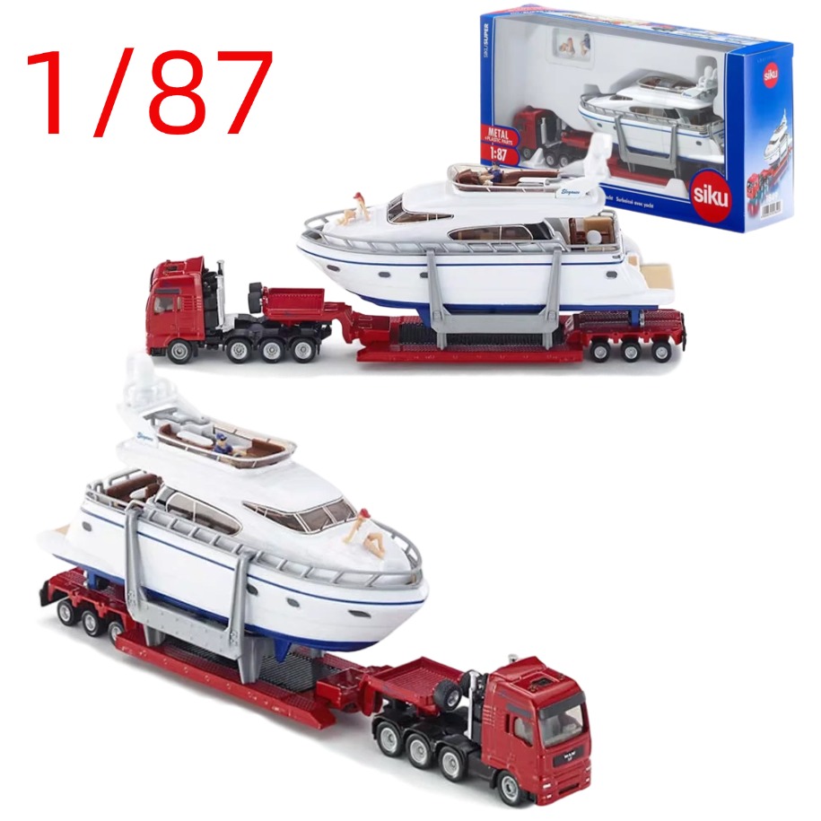Model Kit Yacht - Diecast 1/87 Scale Heavy Transport Truck