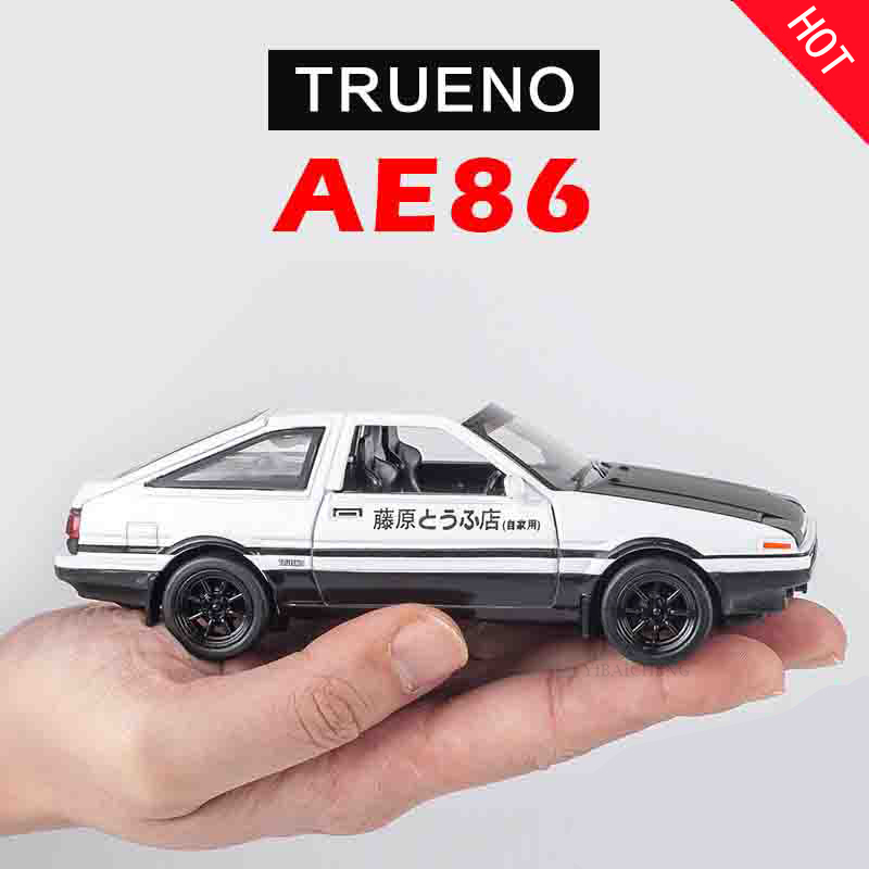 Model Kit Ae86 - 1/32 INITIAL D AE86 Alloy Car