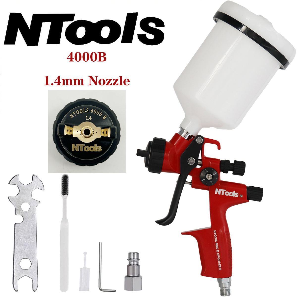 Spray Can Lacquer - NTOOLS 4000B 1.3 caliber and 1.4