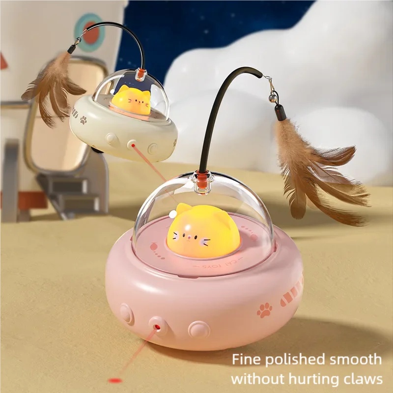 Model Kit Ufo - Electric UFO Smart Teaser Cat Toy