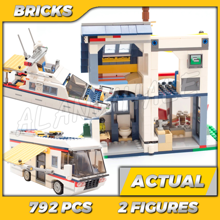 Model Kit Yacht - 792pcs 3in1 Creative Vacation Getaways Camper