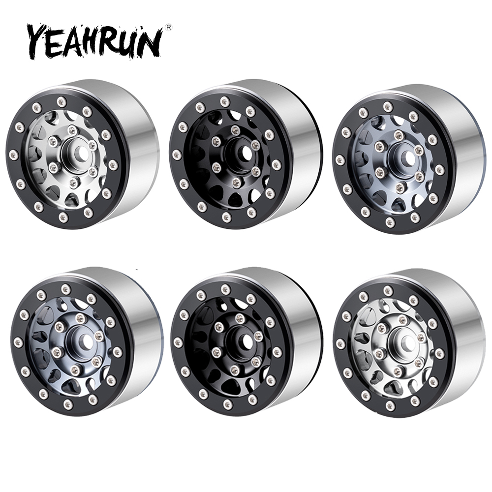 Tamiya Model Rc Car - YEAHRUN 4Pcs 1.55inch Aluminum Alloy Wheel