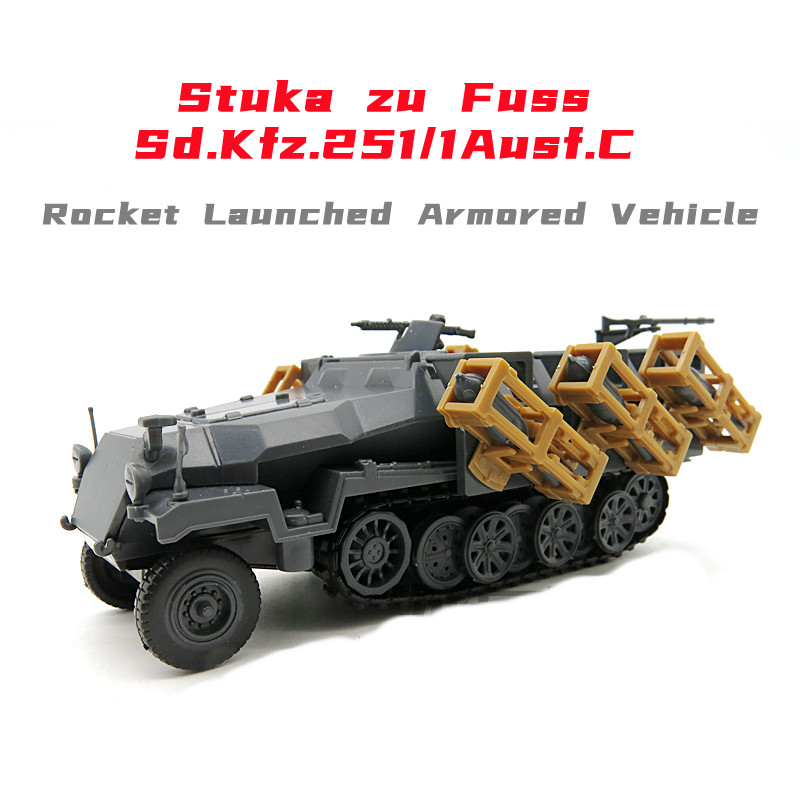 Model Kit Ww2 - 1/72 ww2 Stuka zu Fuss Assembly