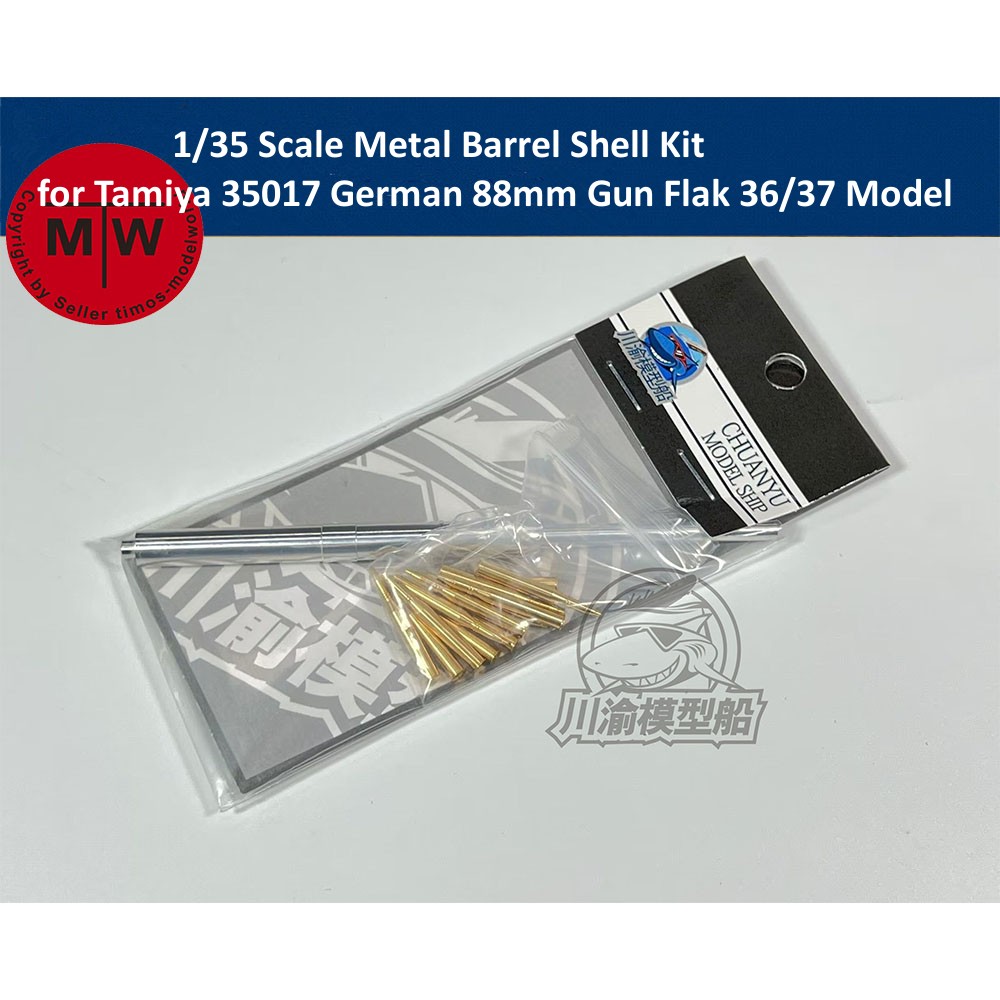 Model Kit Tamiya - 1/35 Scale Metal Barrel Shell Kit