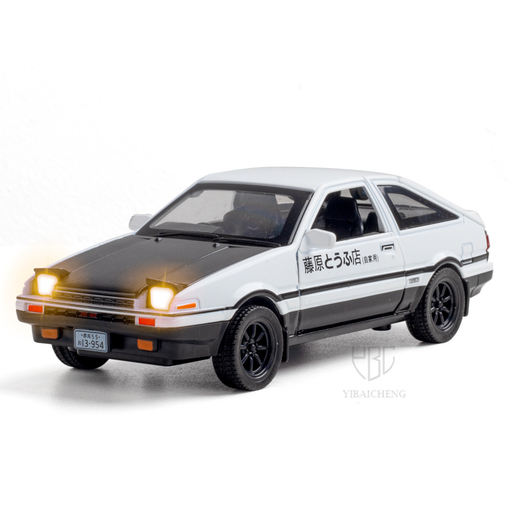 1/32 INITIAL D AE86 Alloy Car  - огляд і ціна Model Kit Ae86
