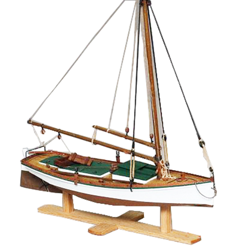 1/35 FLATTLE Wooden Boat Model - огляд і ціна Model Kit Yacht