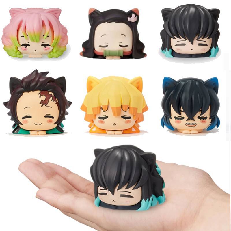 6PCS/Set Anime Demon Slayer Fi - огляд і ціна Model Kit Zenitsu