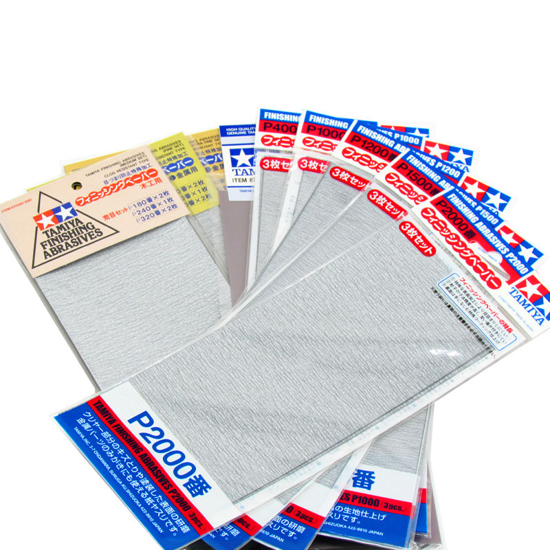 Tamiya Finishing Abrasives San - огляд і ціна Model Kit Tamiya