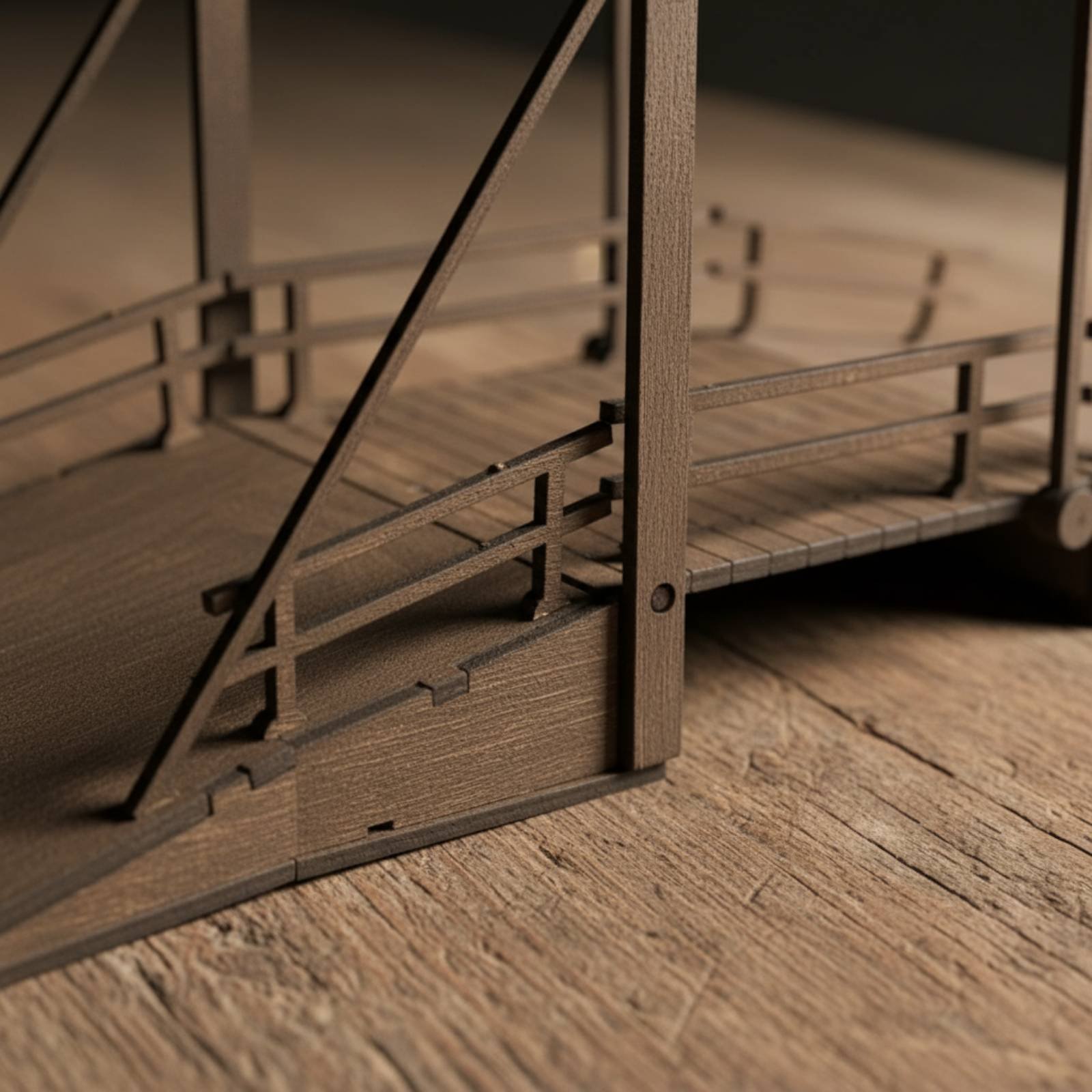 WW2 Display Scene Bridge Handm - огляд і ціна Model Kit Ww2