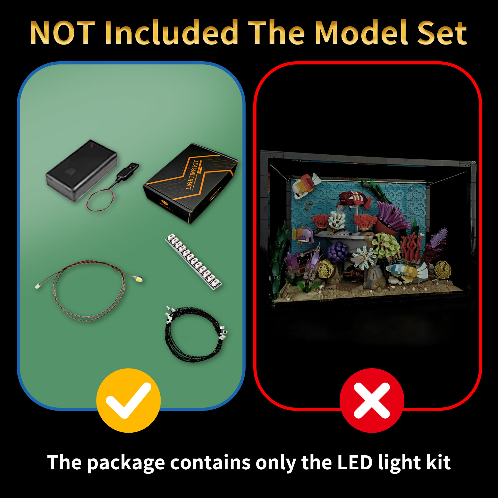 LYBMTWF LED Lighting Kit Compa - огляд і ціна Lego Set Technic