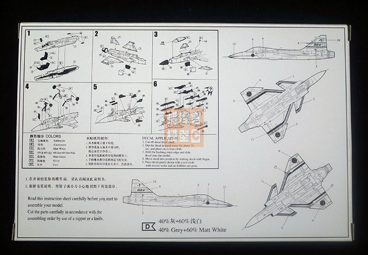 1: 144 Sweden SAAB JAS-39 GRIP - огляд і ціна Model Kit Ww2