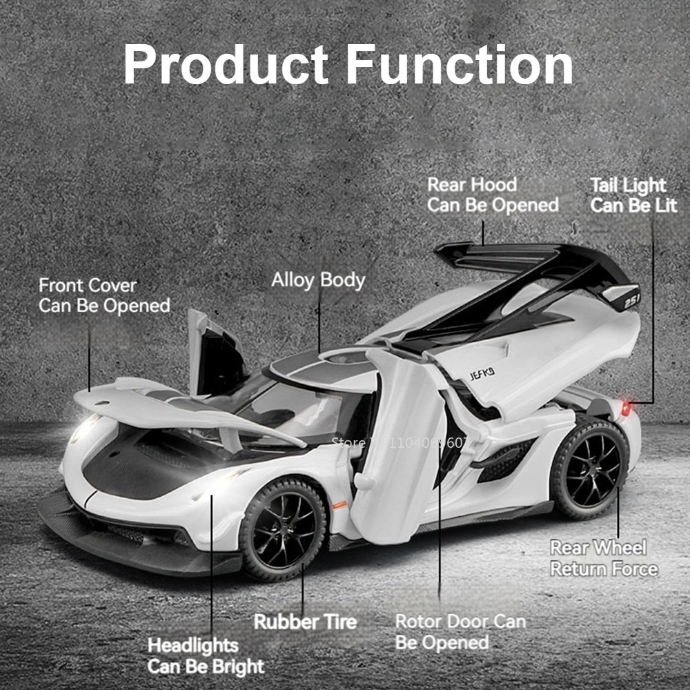 Scale 1:32 KNSG Jesko Car Mode - огляд і ціна Model Kit Ferrari