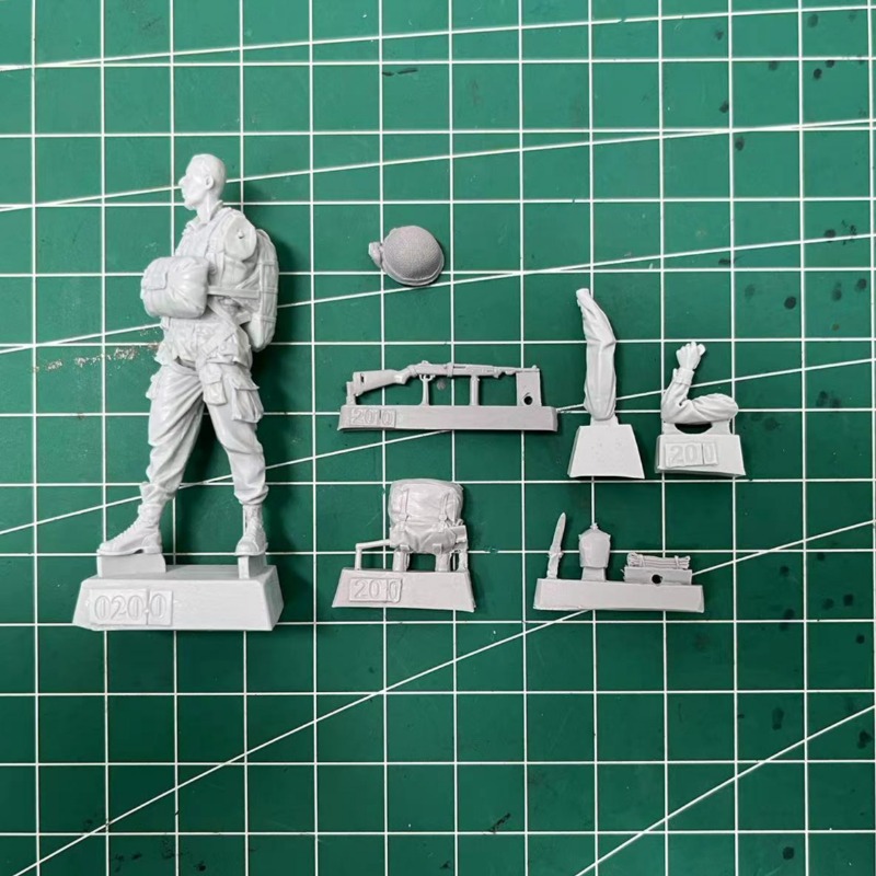 1/35 Scale Resin Figure Assemb - огляд і ціна Model Kit Ww2