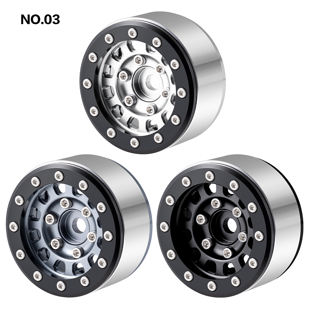 YEAHRUN 4Pcs 1.55inch Aluminum - огляд і ціна Tamiya Model Rc Car