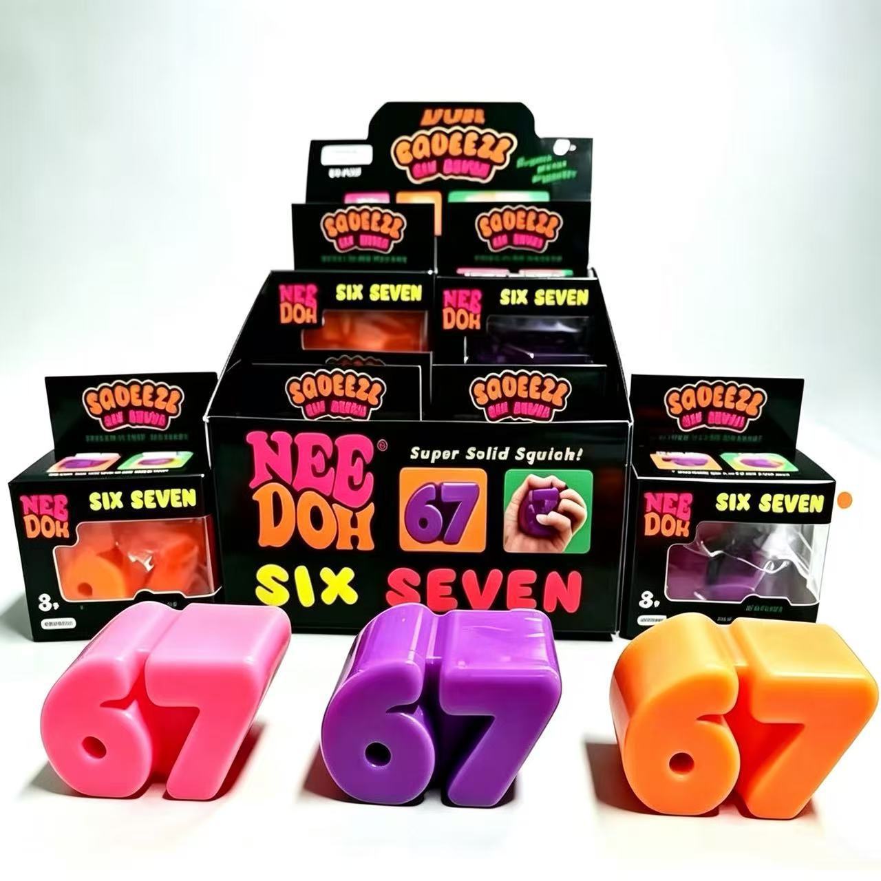 Six Seven Number TPR Squishy T - огляд і ціна Model Kit Eva