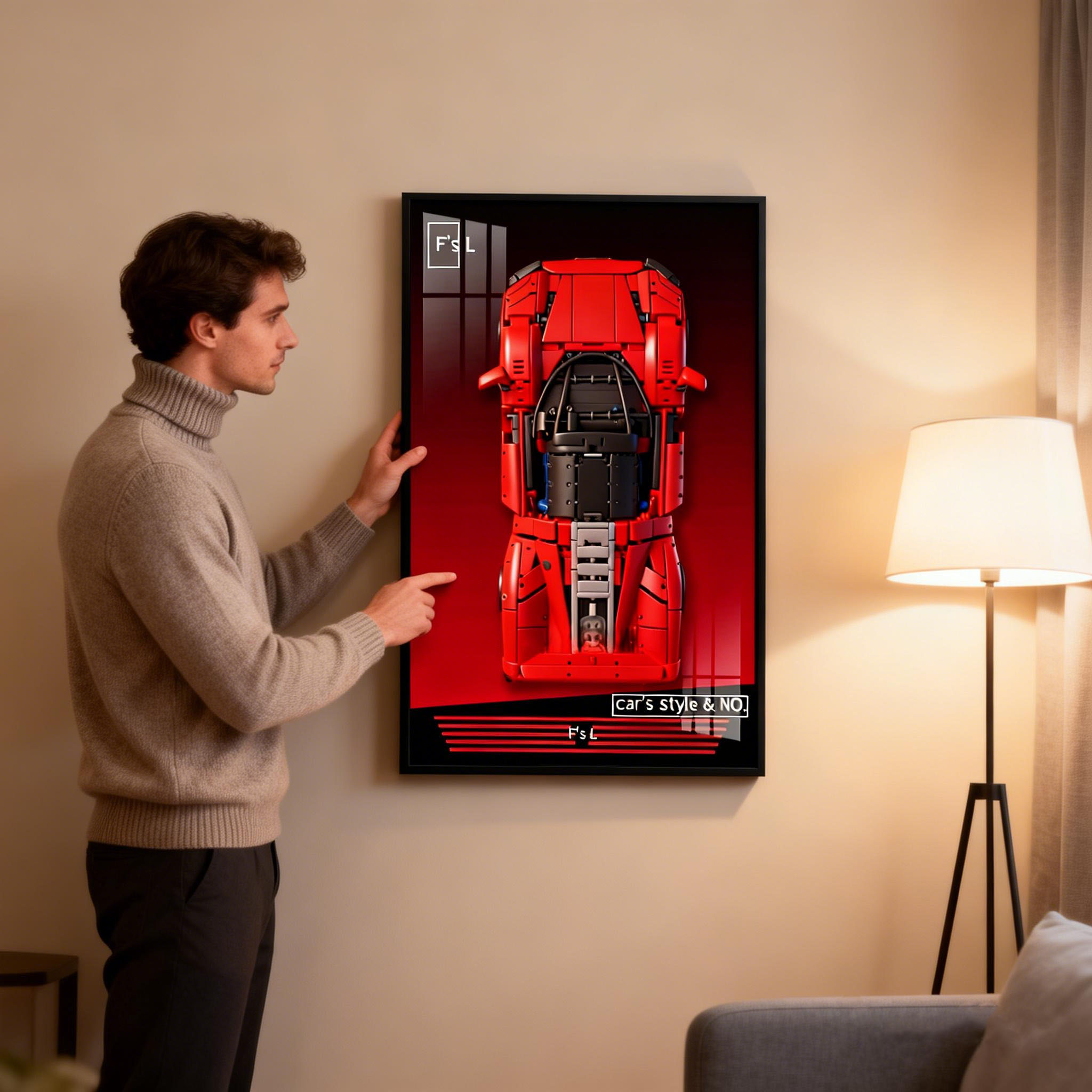 NEW Photo Frame Display Wallbo - огляд і ціна Model Kit Ferrari
