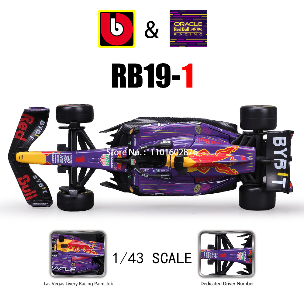 Bburago 1:43 2023 F1 Red Bull  - огляд і ціна Model Kit Ferrari