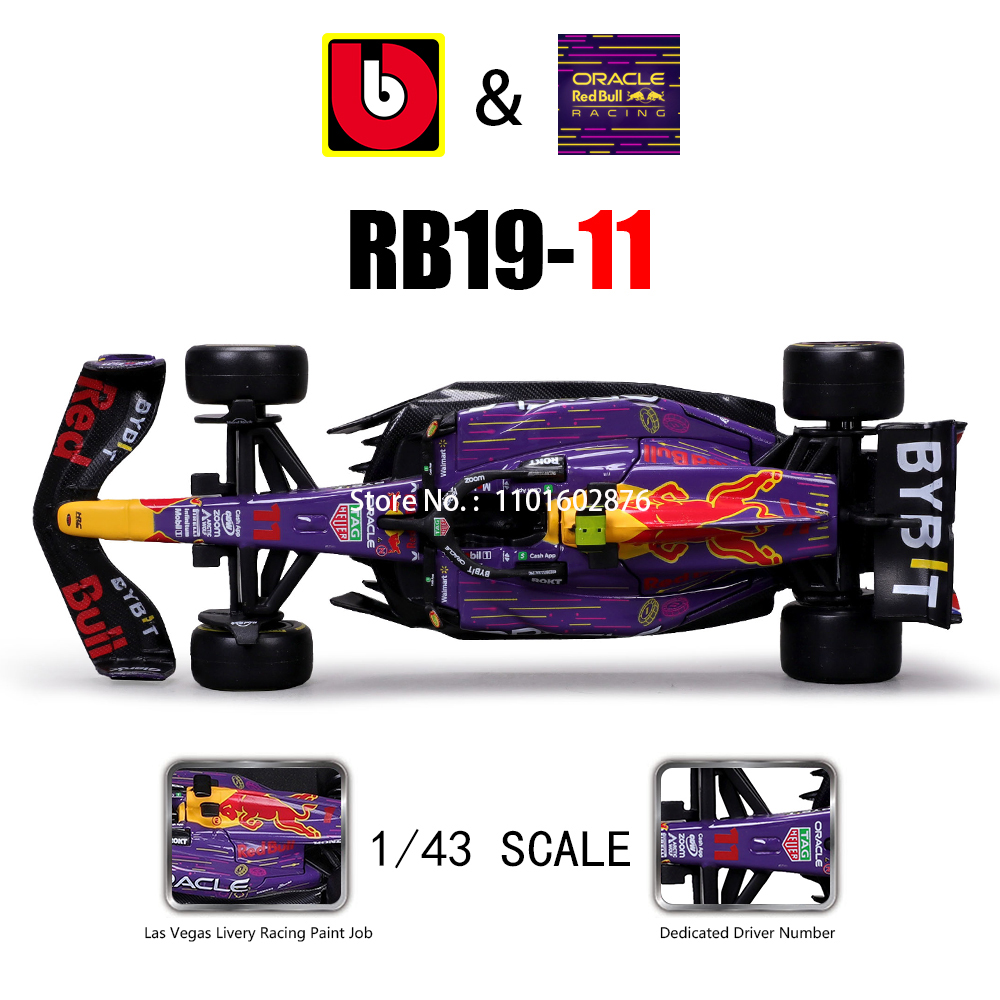 Bburago 1:43 2023 F1 Red Bull  - огляд і ціна Model Kit Ferrari
