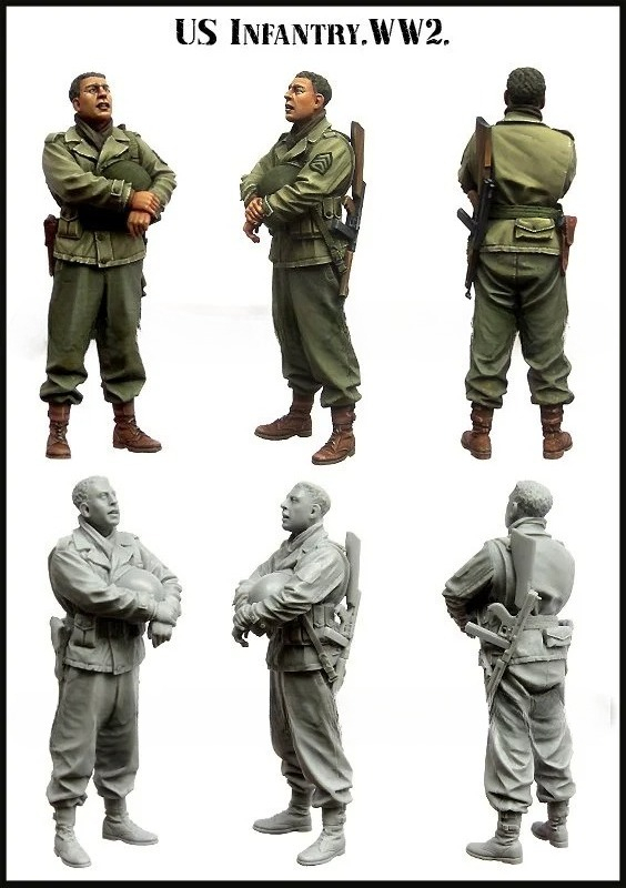 1/35 Scale US Army Infantry WW - огляд і ціна Model Kit Ww2