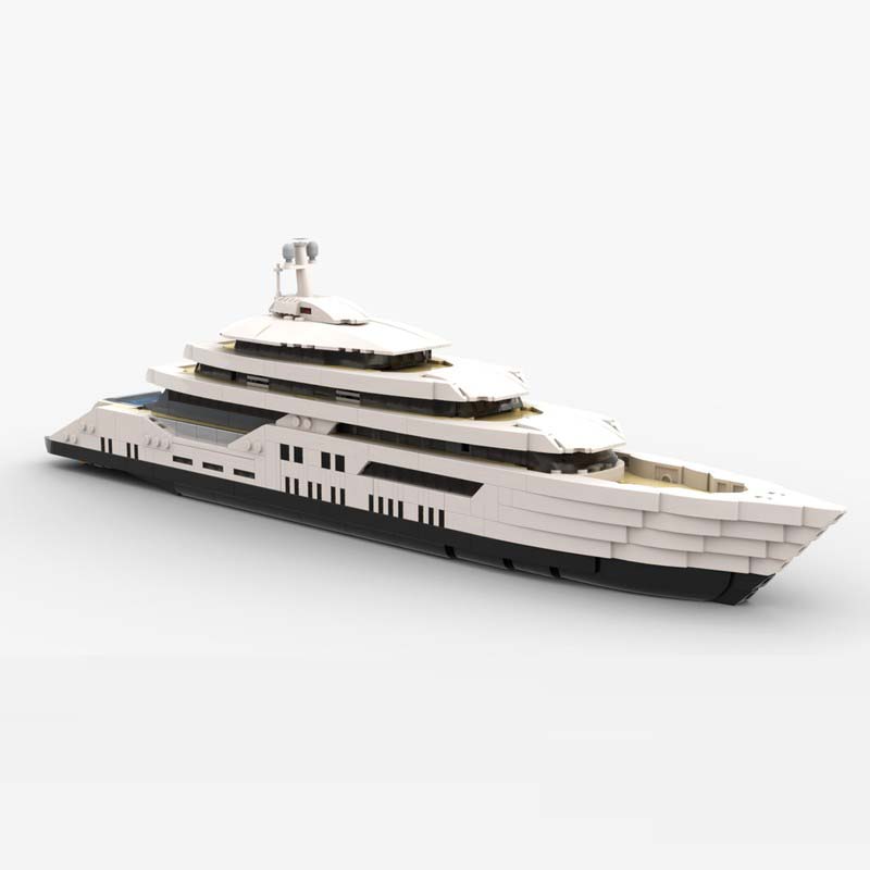 New 1651Pcs Moc White Ship Cit - огляд і ціна Model Kit Yacht