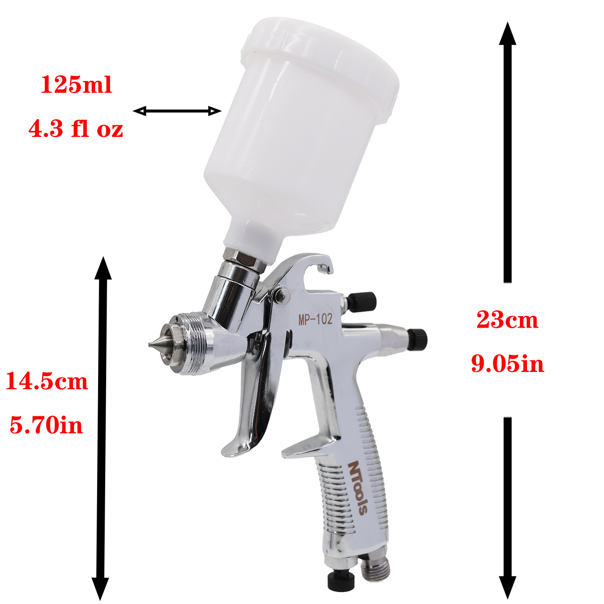 Mini Spray Gun 0.5/0.8/1.0/1.2 - огляд і ціна Spray Can Lacquer