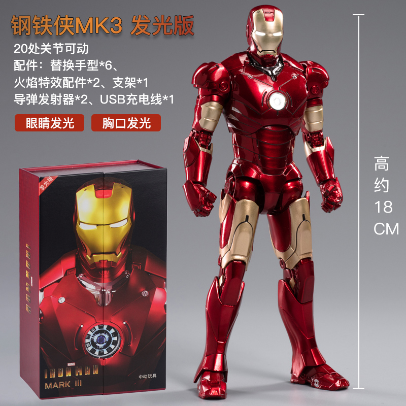 Original Avengers ZD Toy Light - огляд і ціна Model Kit Iron Man
