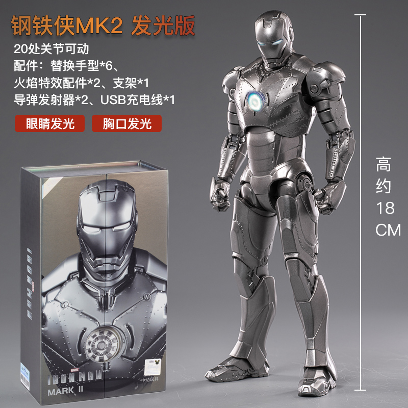 Original Avengers ZD Toy Light - огляд і ціна Model Kit Iron Man