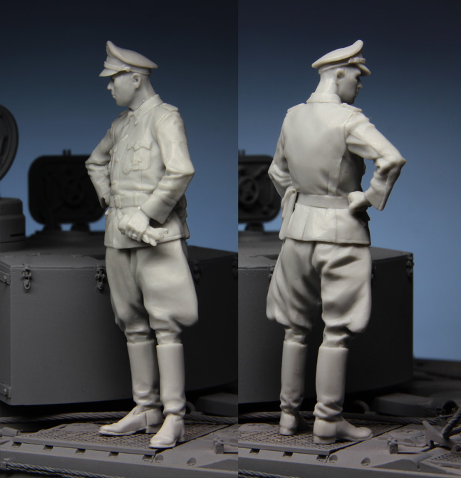 1:35 Resin kit  officer in Kur - огляд і ціна Model Kit Ww2