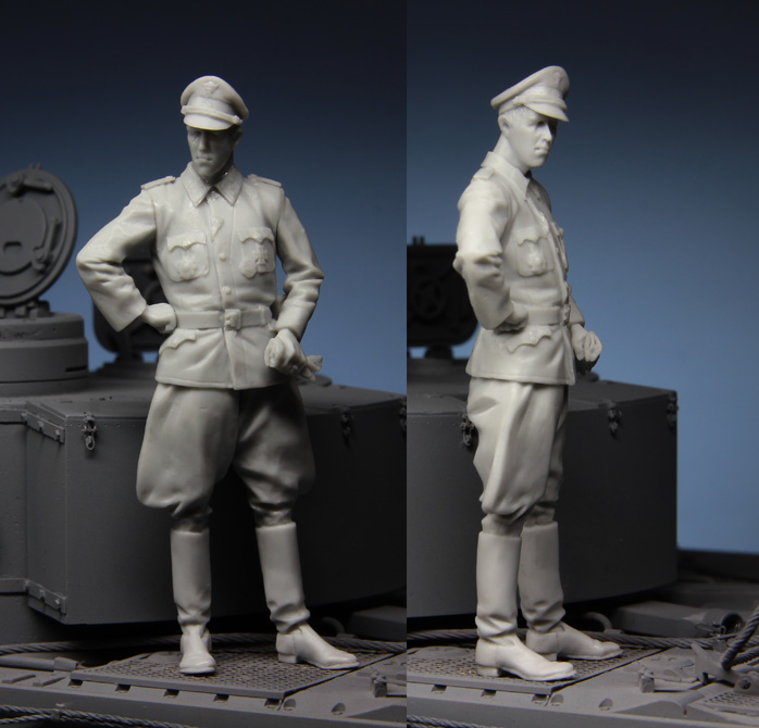 1:35 Resin kit  officer in Kur - огляд і ціна Model Kit Ww2