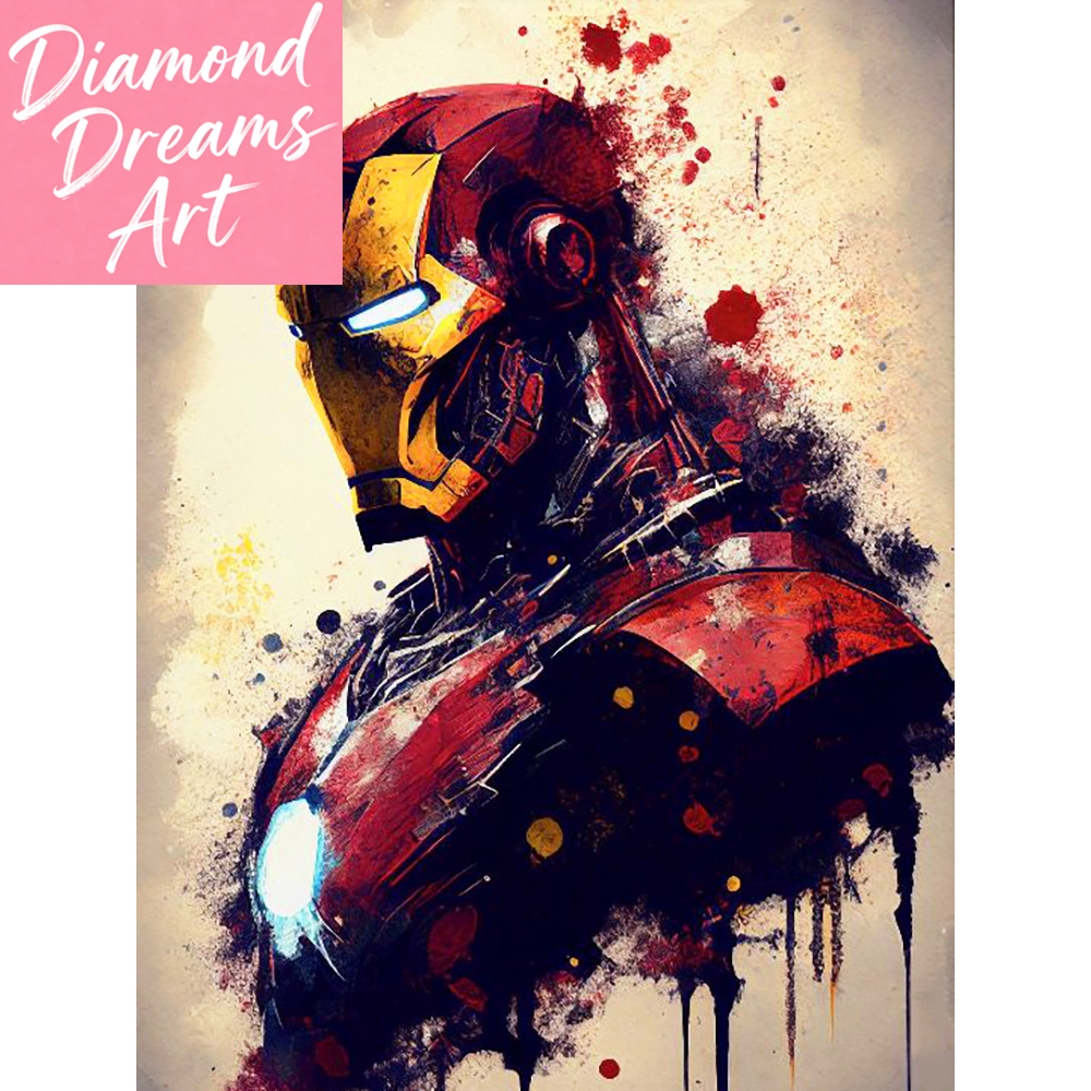 Marvel DIY Diamond Painting Se - огляд і ціна Model Kit Iron Man