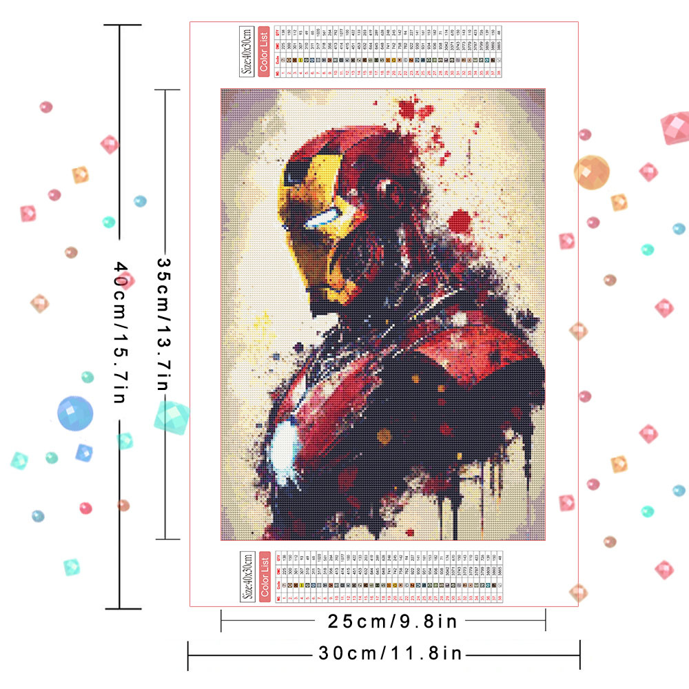 Marvel DIY Diamond Painting Se - огляд і ціна Model Kit Iron Man