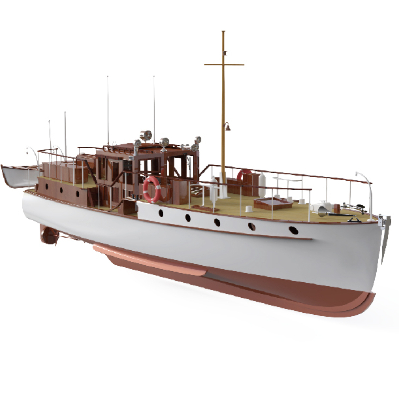 Remote Control Boat 880mm 1/18 - огляд і ціна Model Kit Yacht