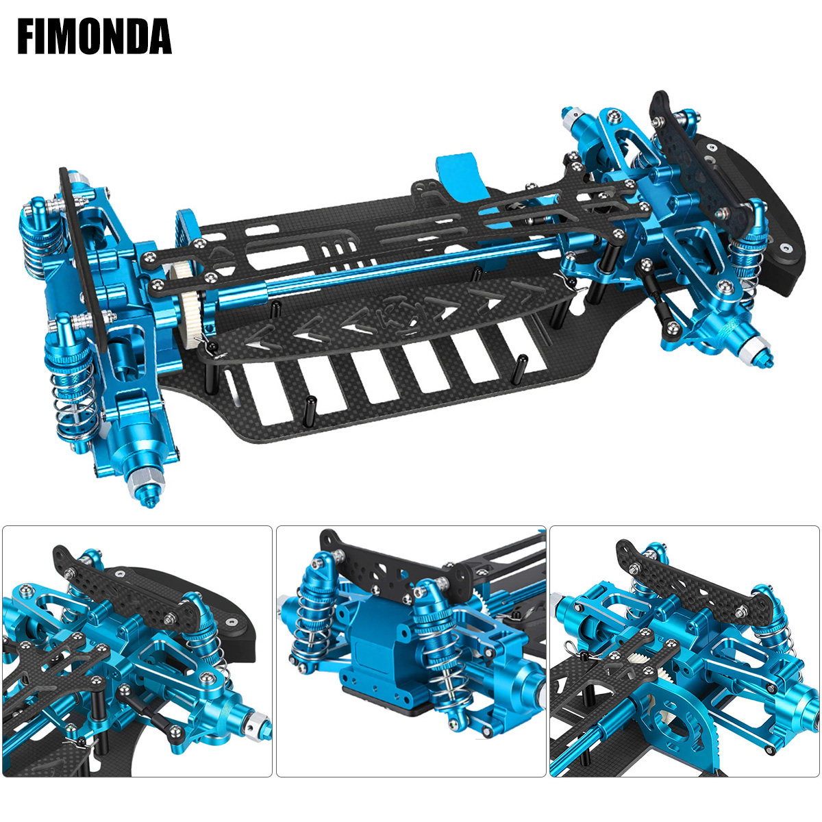 Aluminum & Carbon Fiber Frame  - огляд і ціна Tamiya Model Rc Car