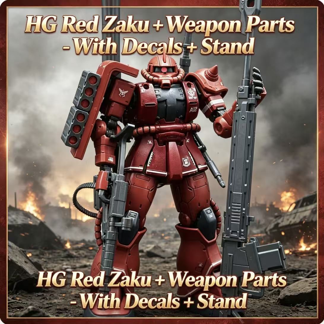 024HG Char's Custom Old Type R - огляд і ціна Model Kit Gundam Hg