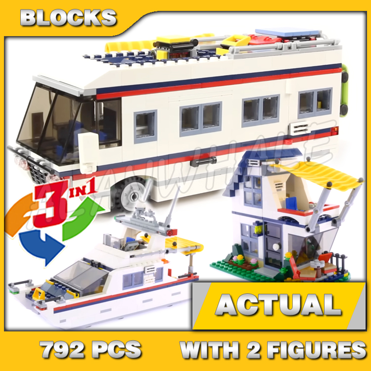 792pcs 3in1 Creative Vacation  - огляд і ціна Model Kit Yacht