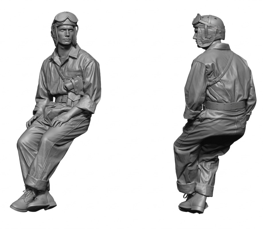 1/16 Scale Die Cast Resin Figu - огляд і ціна Model Kit Ww2