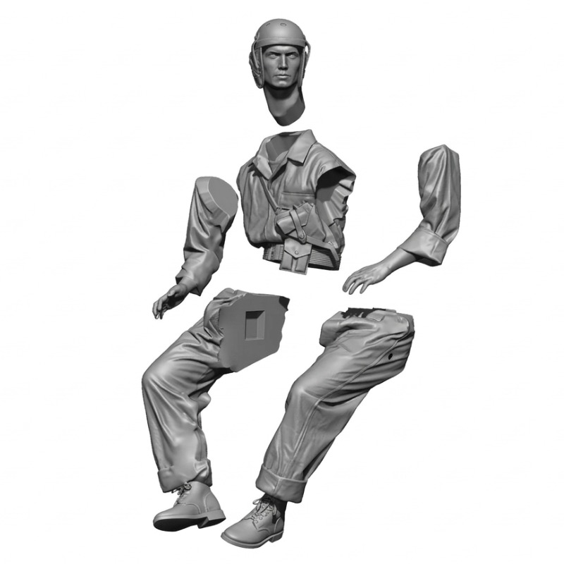 1/16 Scale Die Cast Resin Figu - огляд і ціна Model Kit Ww2