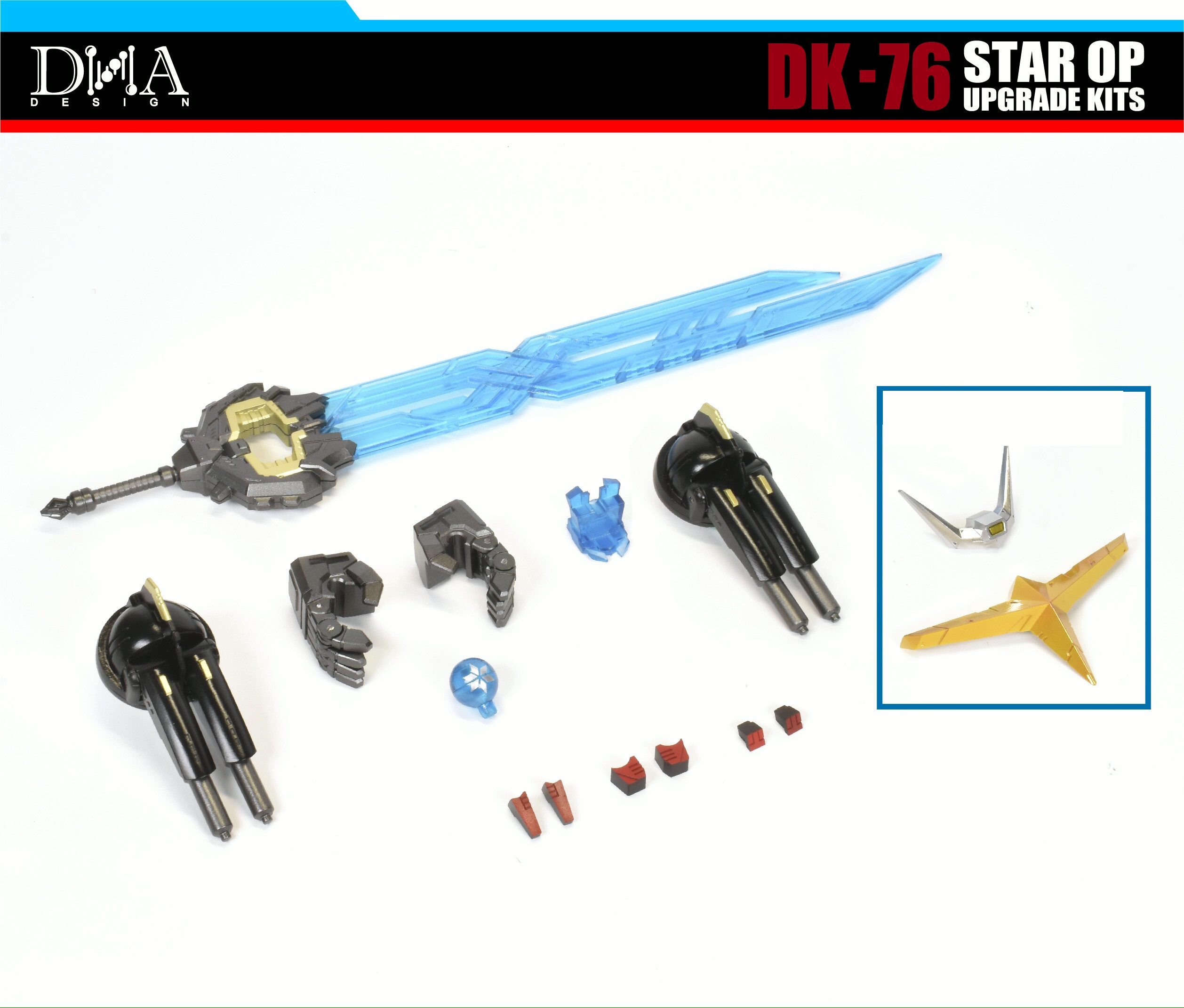 DNA DK-76 Upgrade Kit for Age  - огляд і ціна Model Kit Transformers