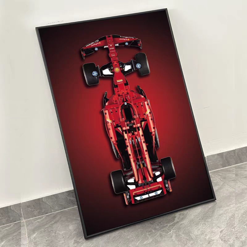 NEW Display Wallboard for Lego - огляд і ціна Model Kit Ferrari
