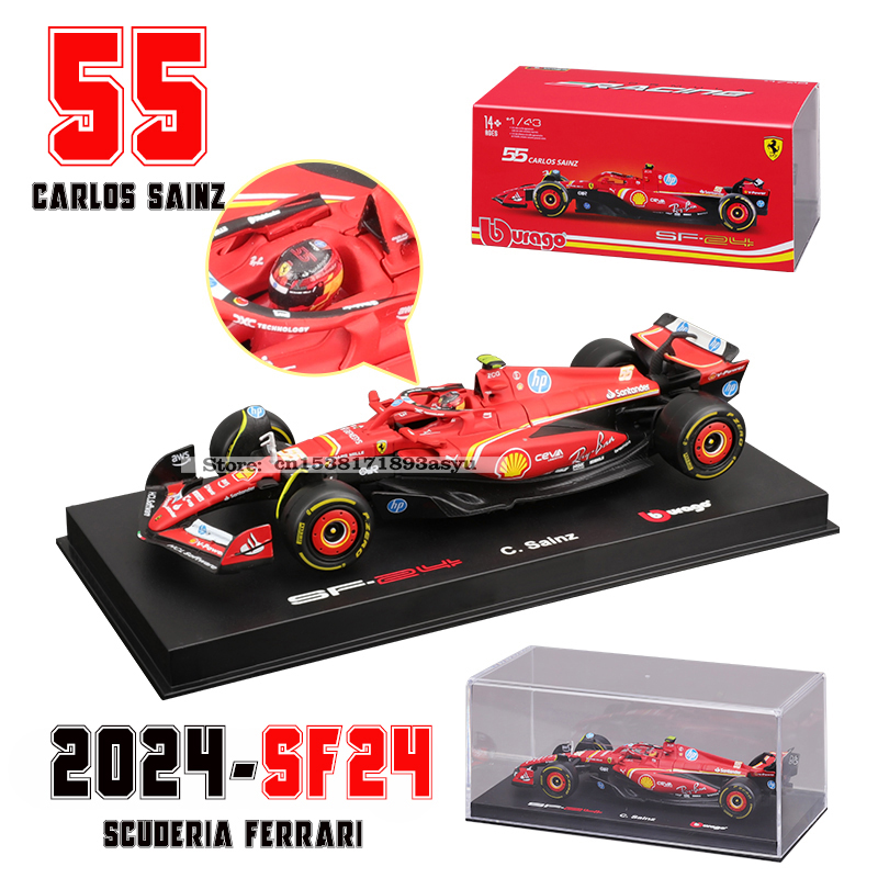 Bburago 1:43 f1 2024 Ferrari S - огляд і ціна Model Kit Ferrari