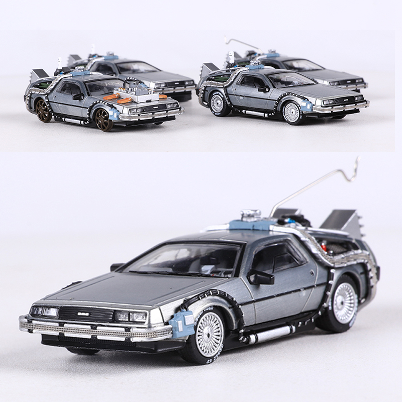 MJ 1:64 DeLorean DMC I II III  - огляд і ціна Model Kit Ferrari