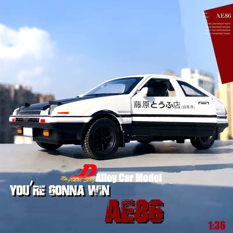1/36 AE86 Alloy Car Model Simu - огляд і ціна Model Kit Ae86