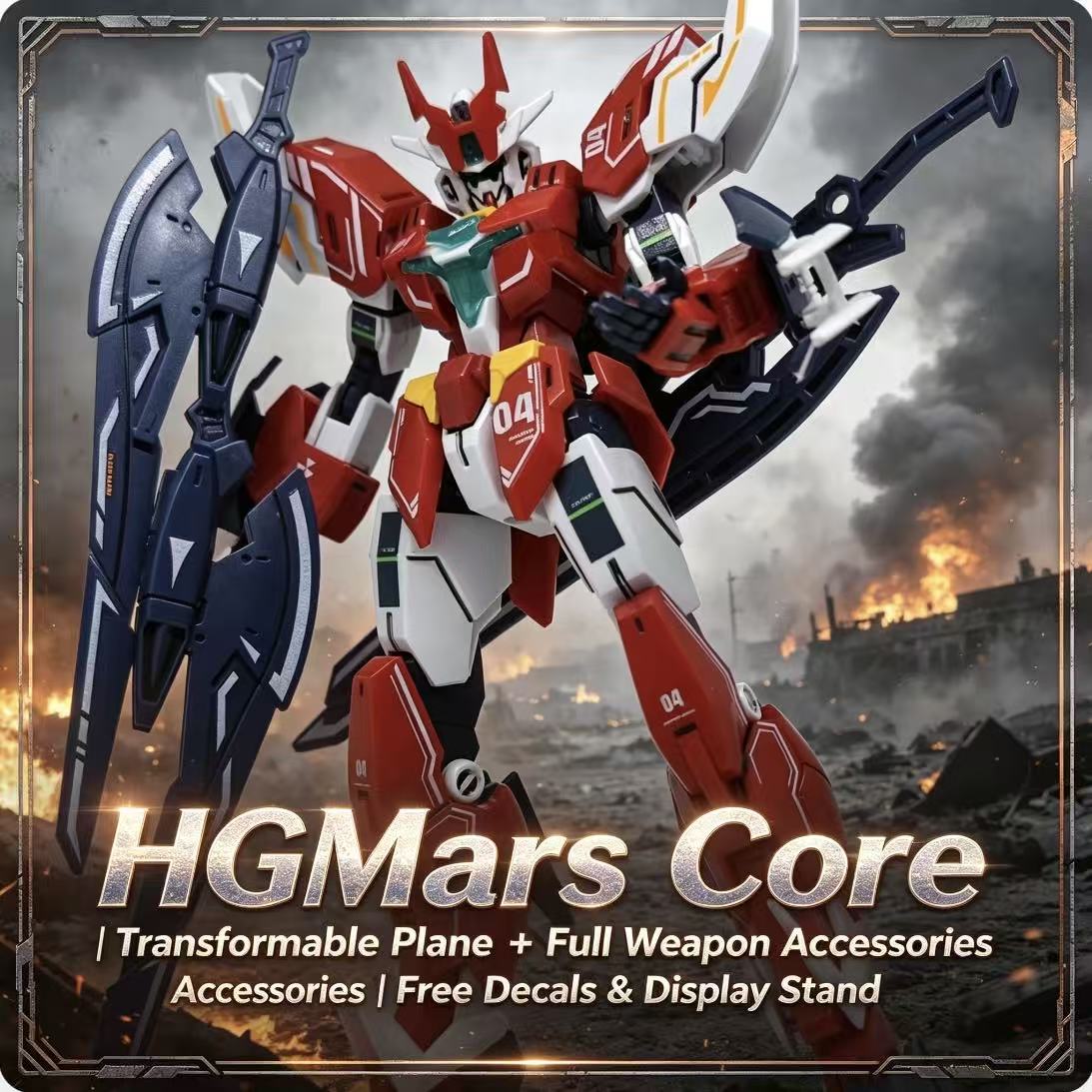 008A HG 1/144 Mars Core Warrio - огляд і ціна Model Kit Barbatos