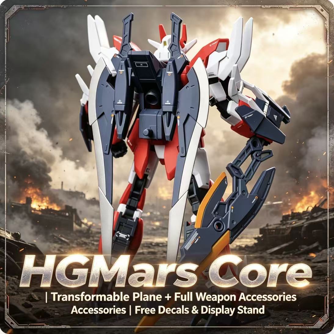 008A HG 1/144 Mars Core Warrio - огляд і ціна Model Kit Barbatos
