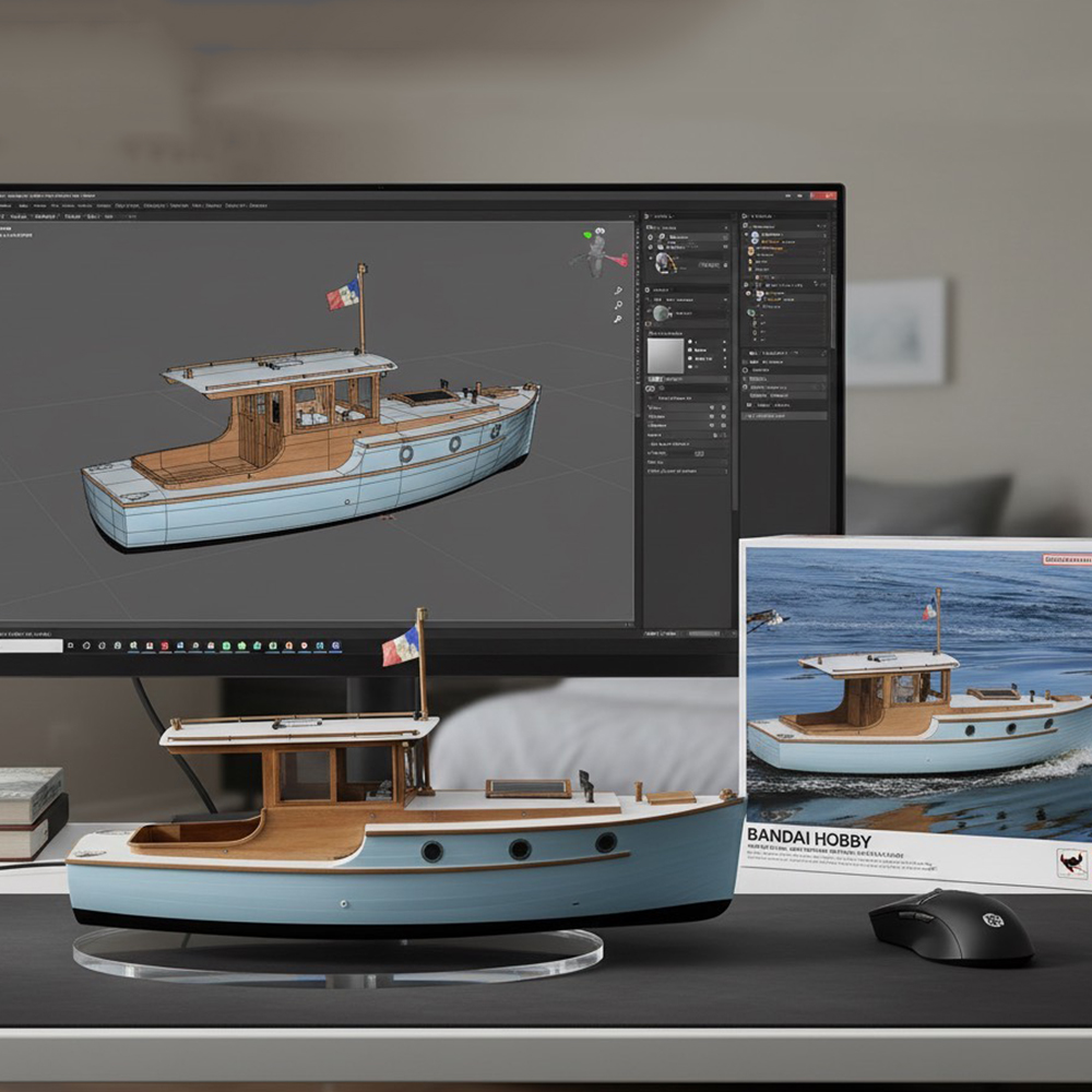 RC Boat 70cm European Classica - огляд і ціна Model Kit Yacht